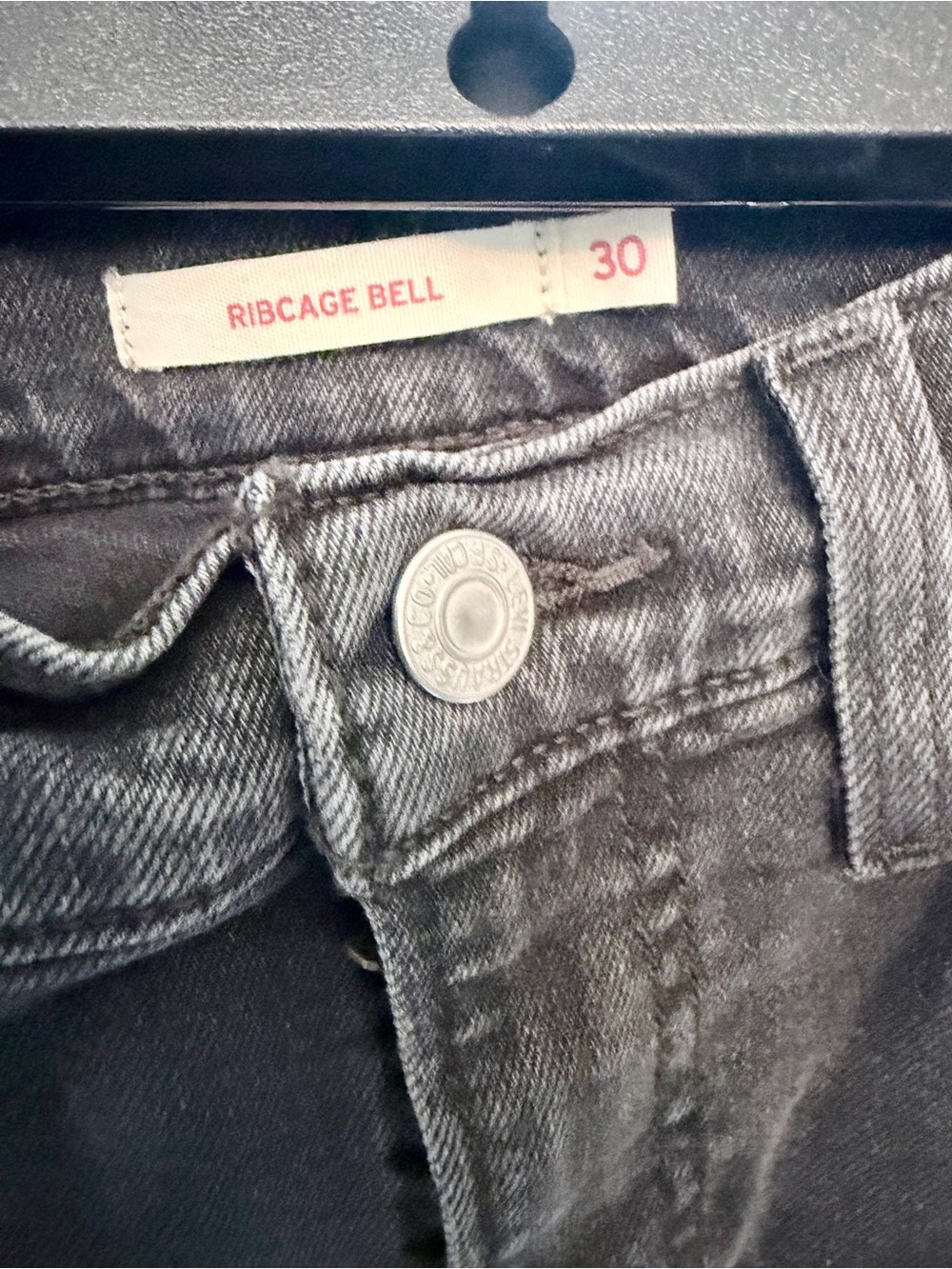 Levi's Ribcage Bell Wide-Leg Flared Jeans Women’s Size 30 - Picture 7 of 15